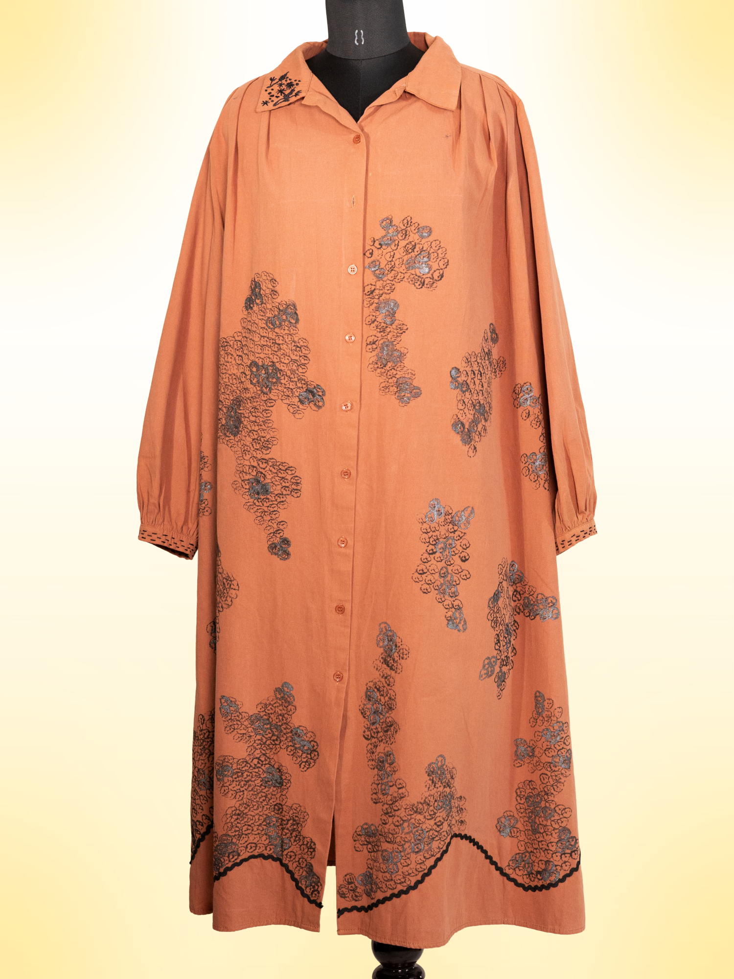 The Charismatic Tribes Handcrafted Cotton Dress/Longline Jacket