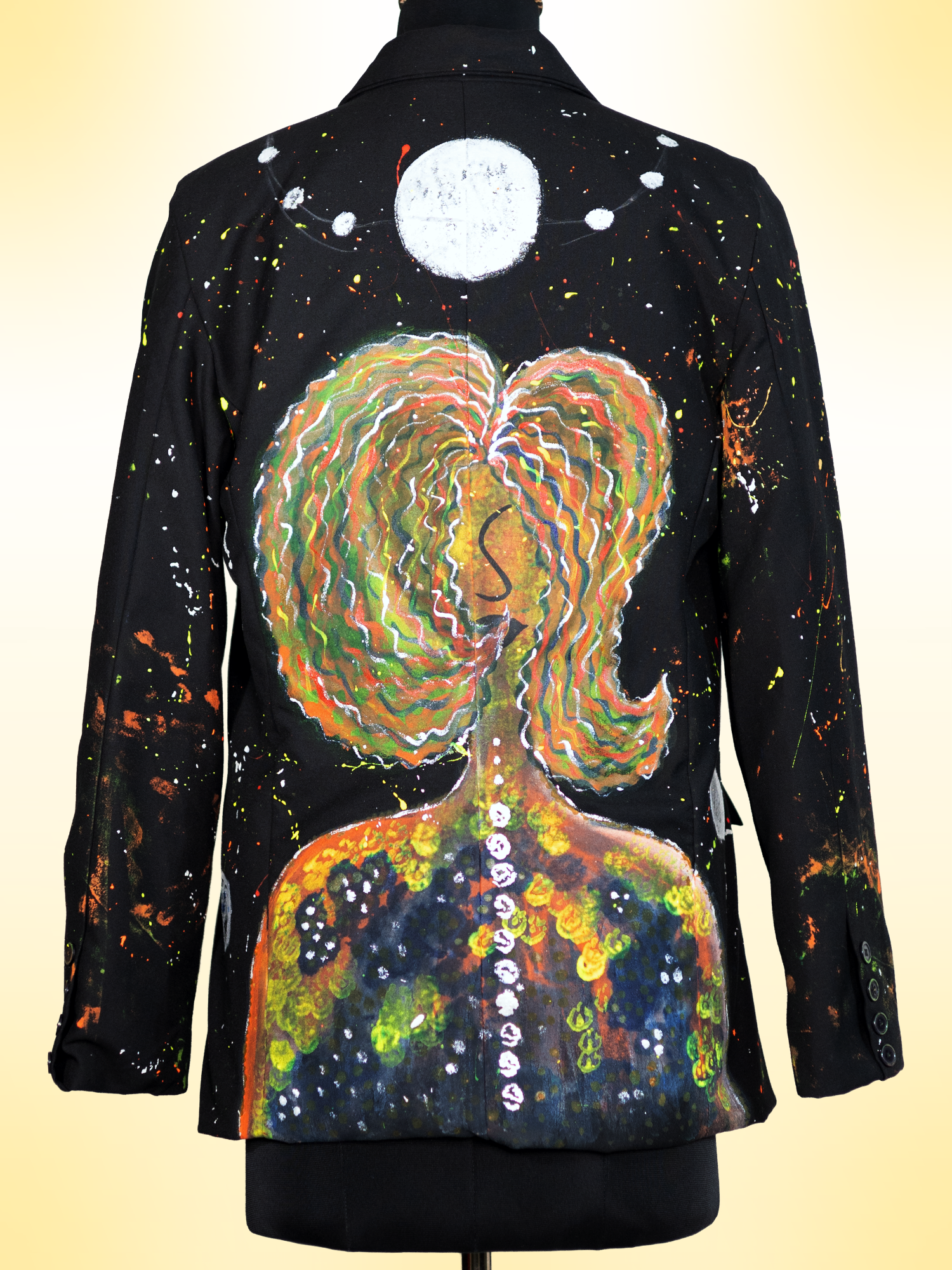 The Exotic Bohos Handcrafted Polyester Viscose Blazer