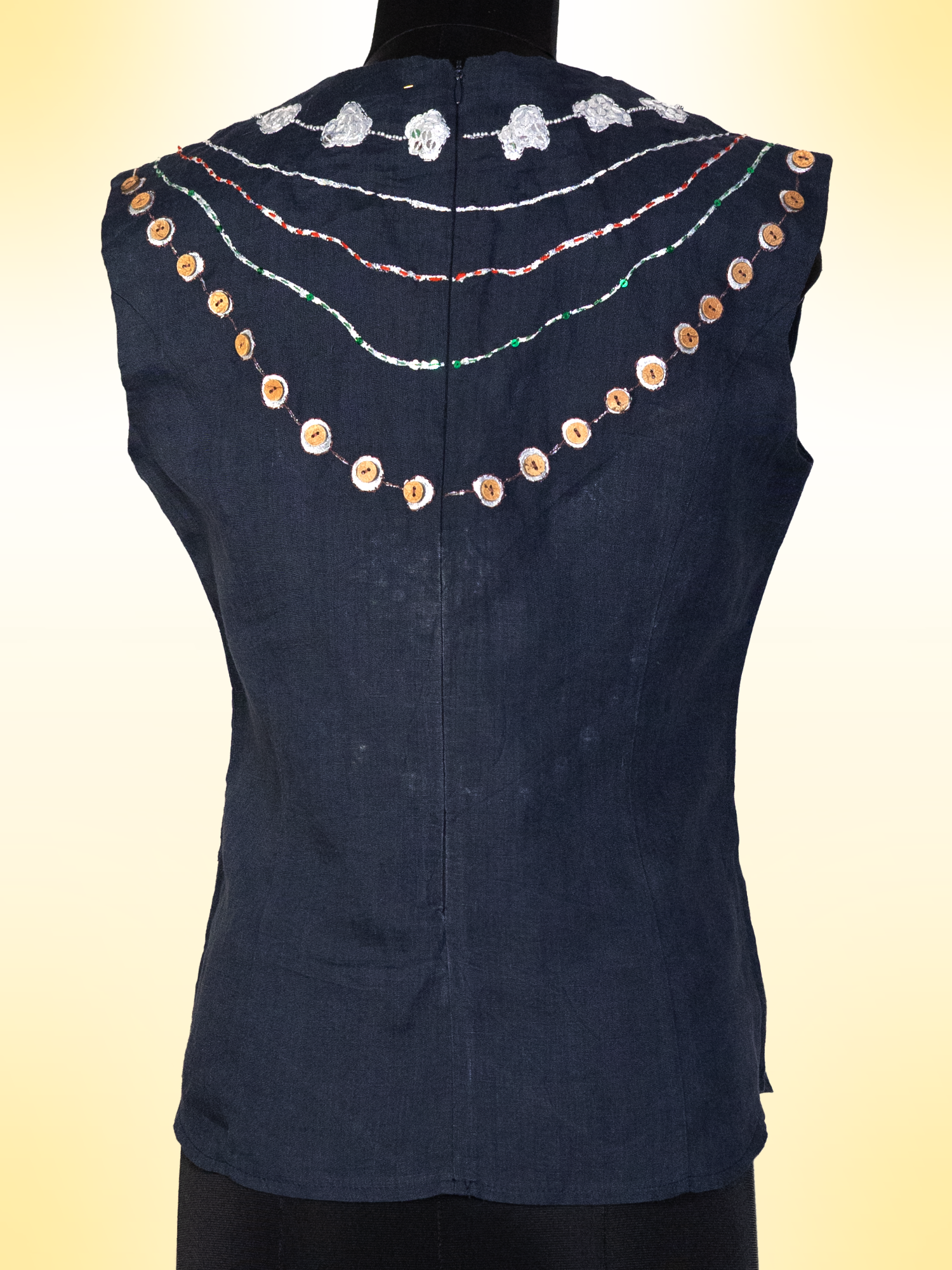 Exotic Bohos Handcrafted Linen Top