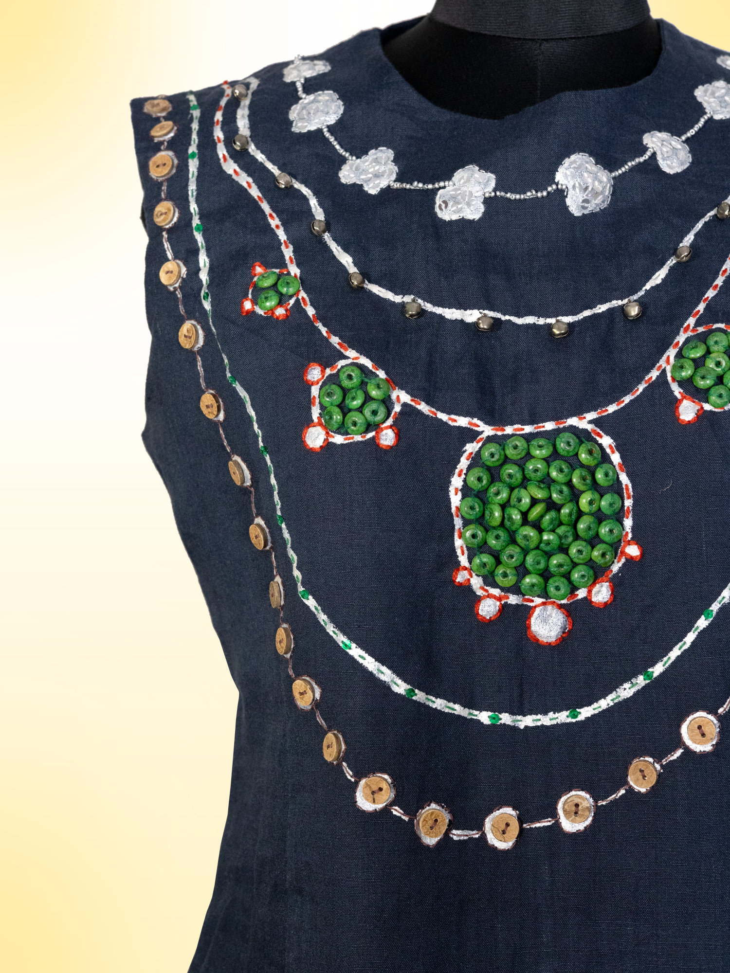 Exotic Bohos Handcrafted Linen Top