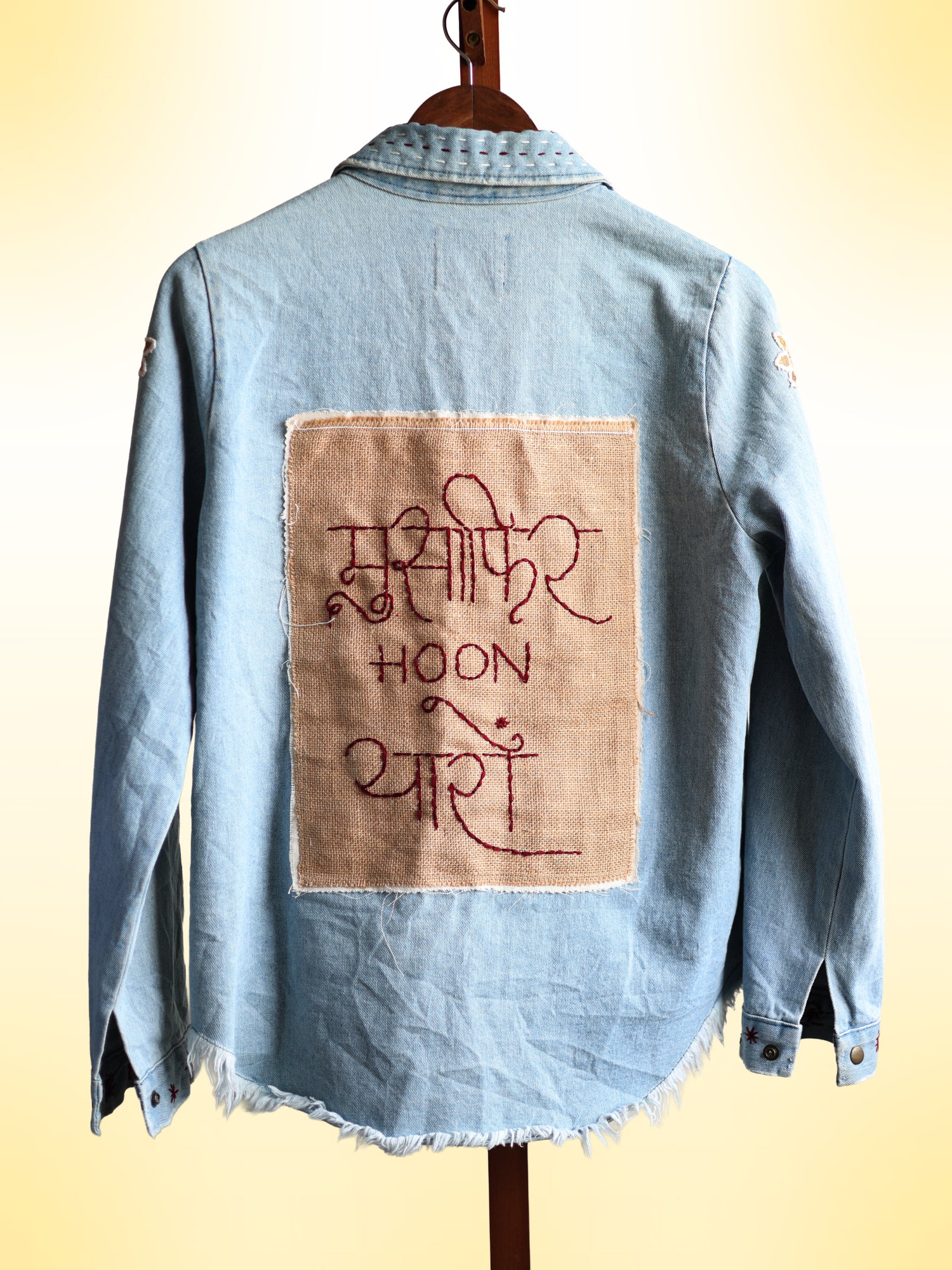 Wandersoul Handcrafted Denim Patchwork Jacket