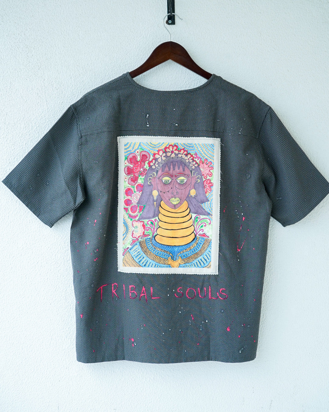 The Rings of Kayan Top – Printed Cotton Blend Top