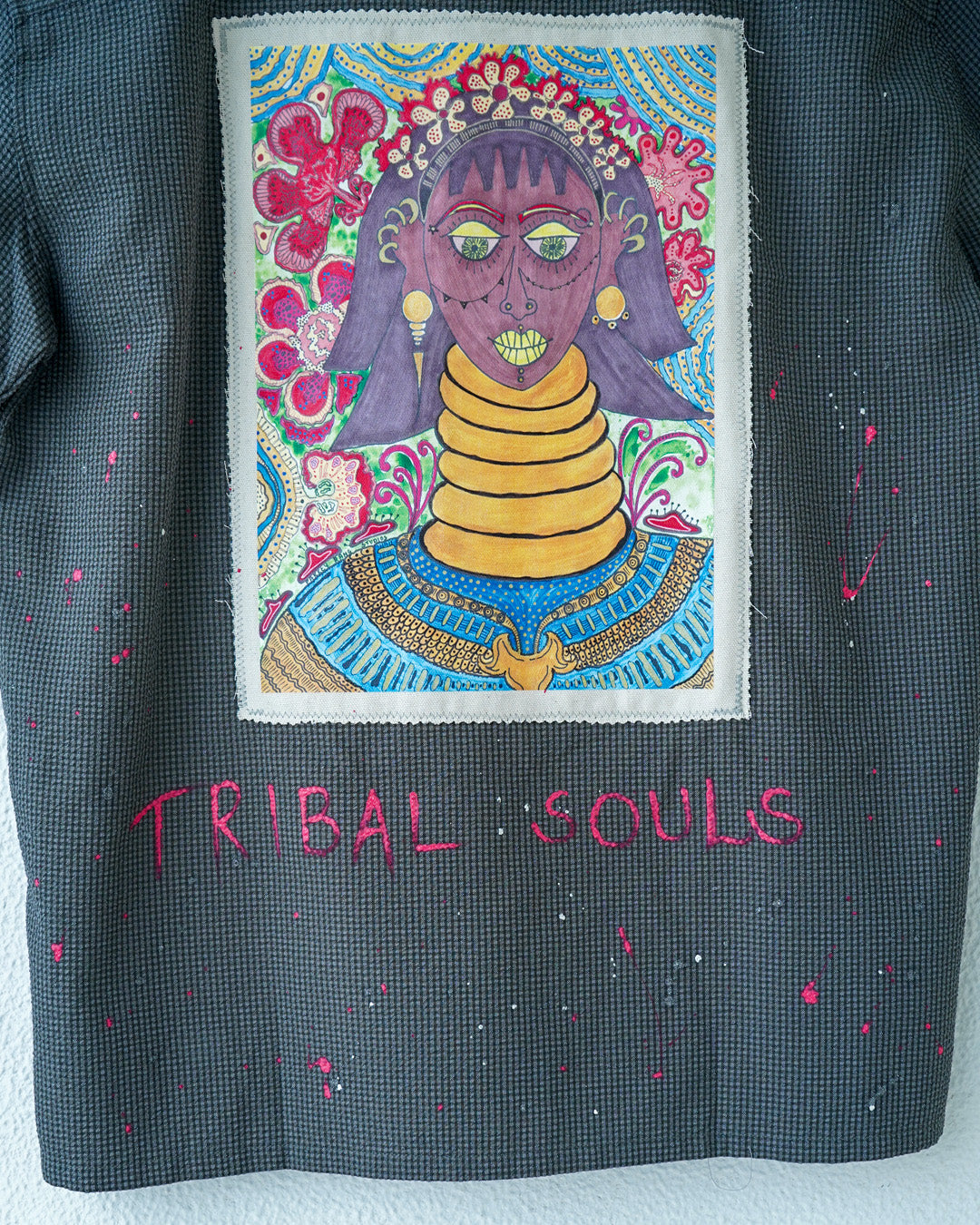 The Rings of Kayan Top – Printed Cotton Blend Top
