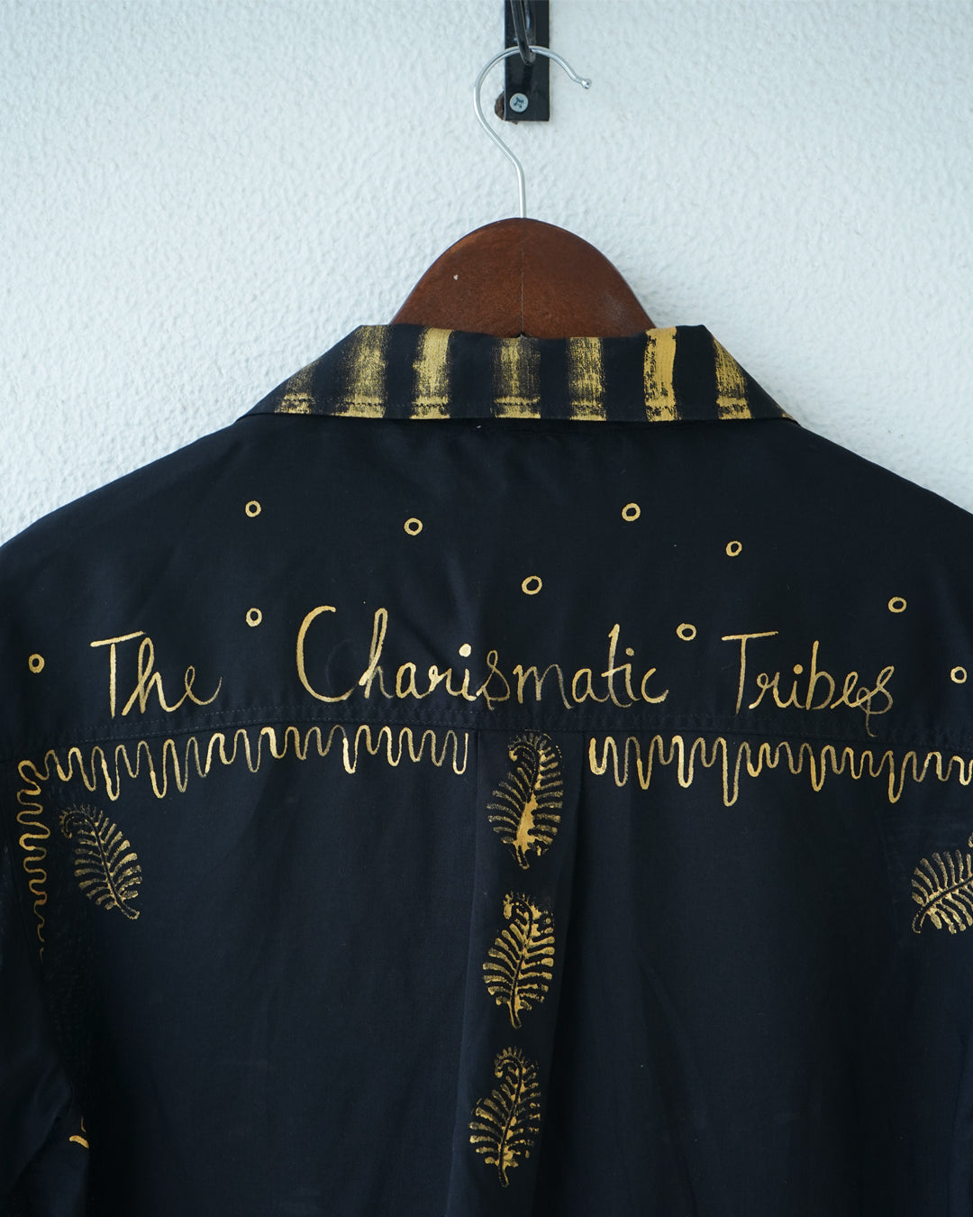 The Earthen Echoes Shirt – Handcrafted Mixed Fabric Shirt