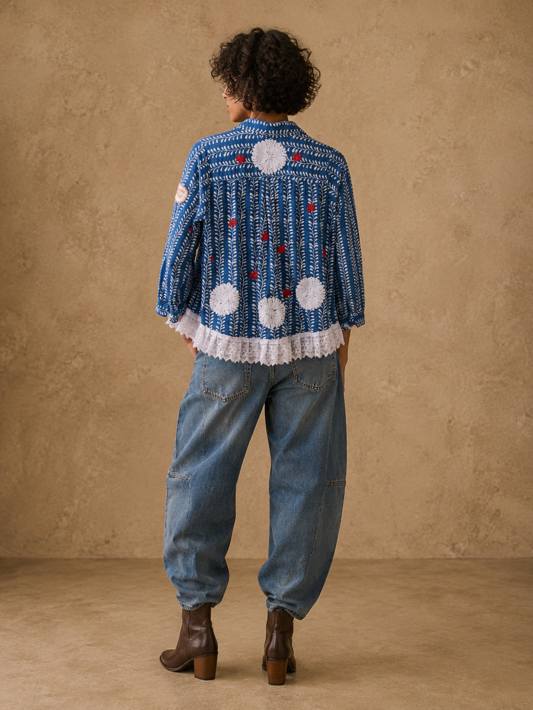 The Bloom Flow Top – Handcrafted Cotton Top