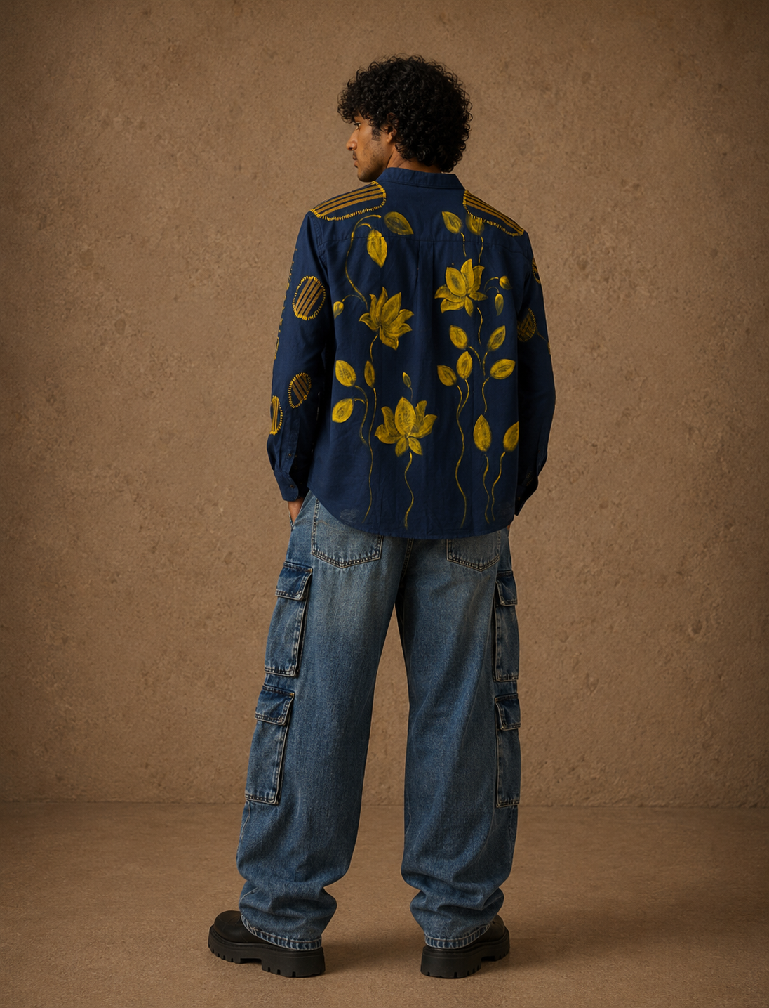 The Bloom Lotus Short Kurta/Top – Handcrafted Cotton Kurta/Top