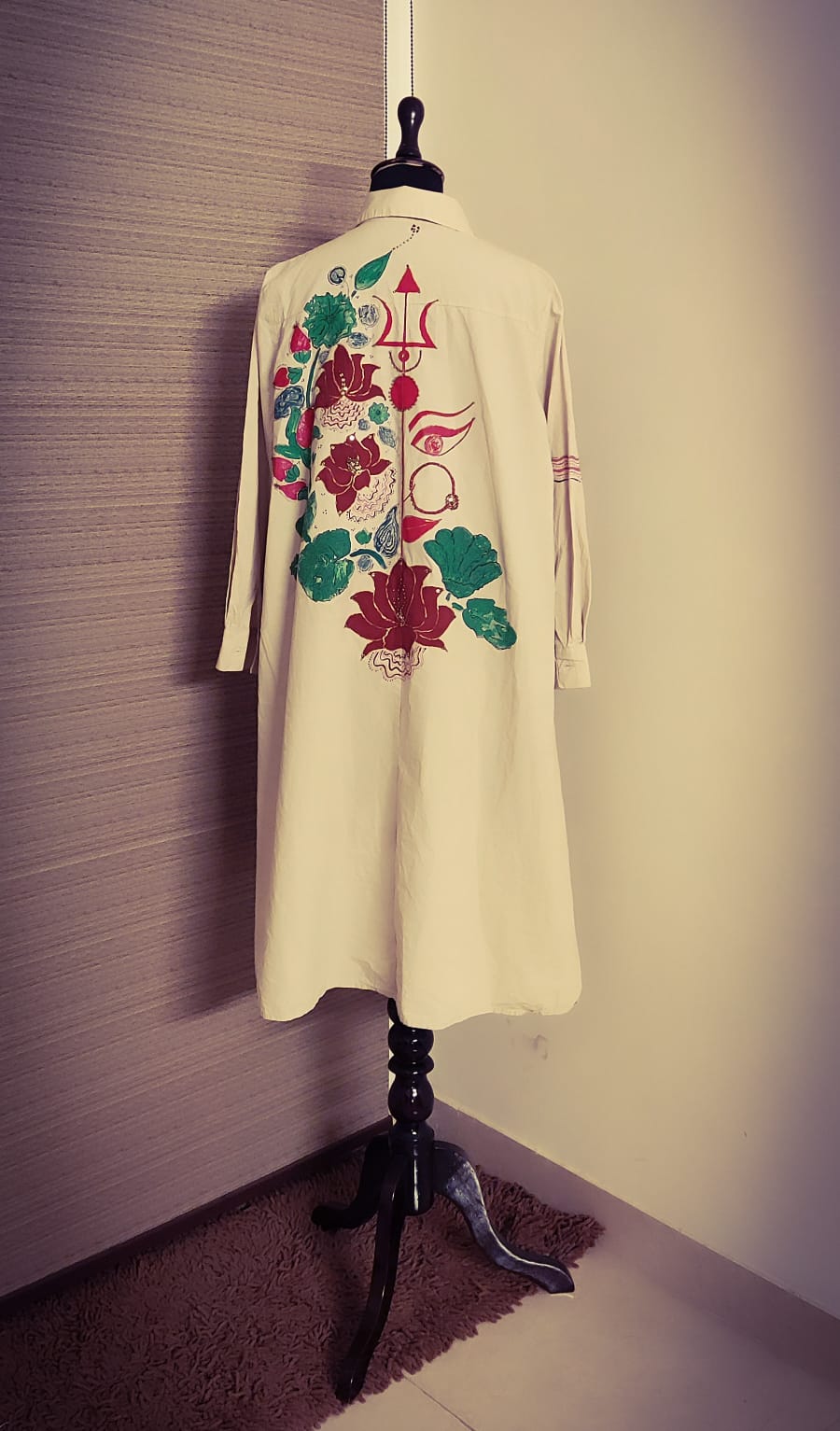 A DRESS CUSTOMISED IN "DURGA"