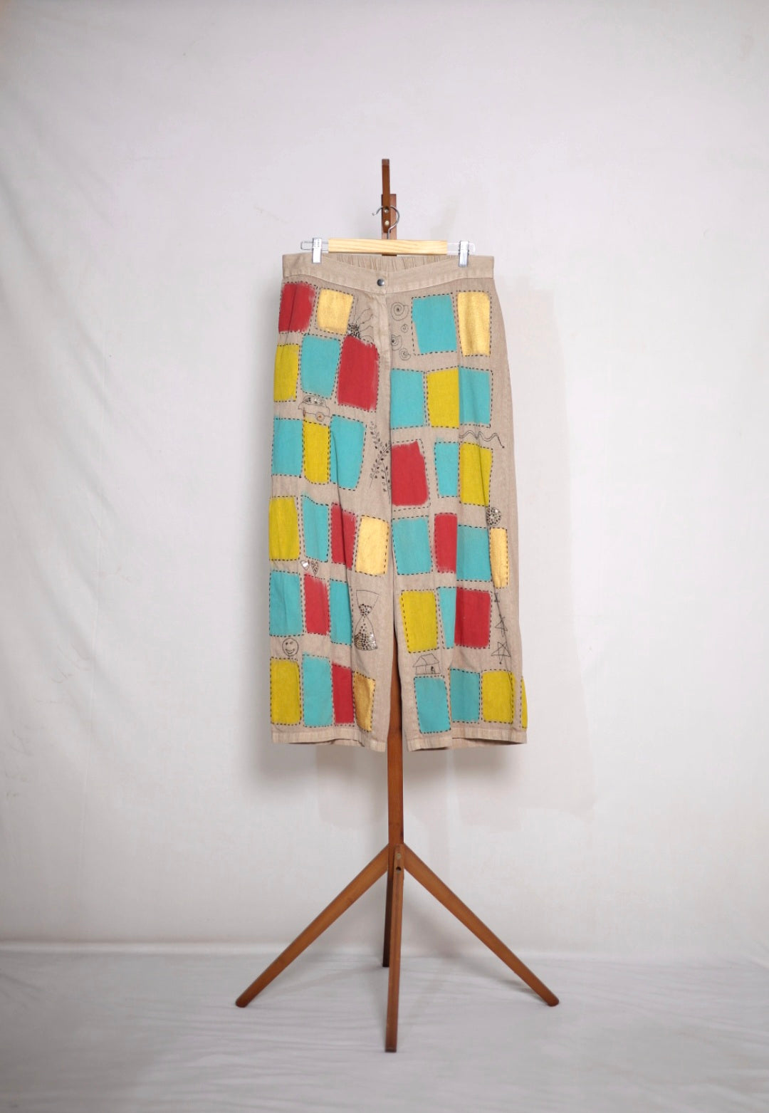 The Retro Doodles Handcrafted Cotton Trouser