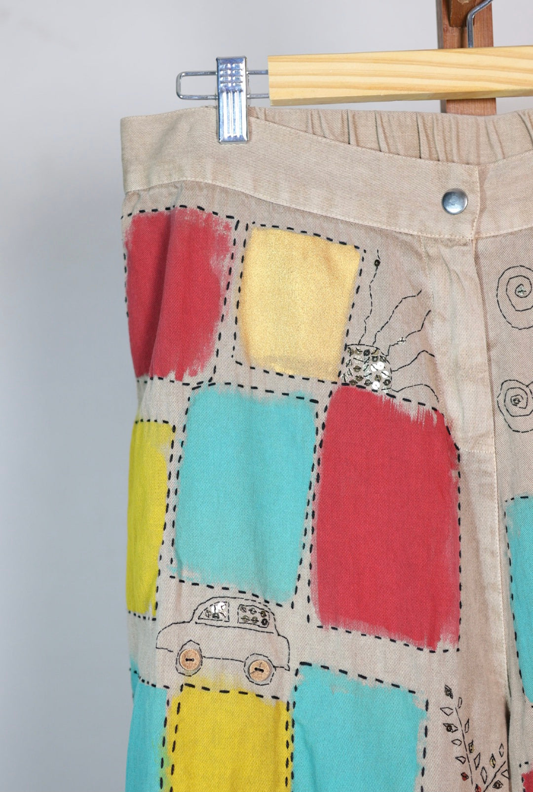 The Retro Doodles Handcrafted Cotton Trouser