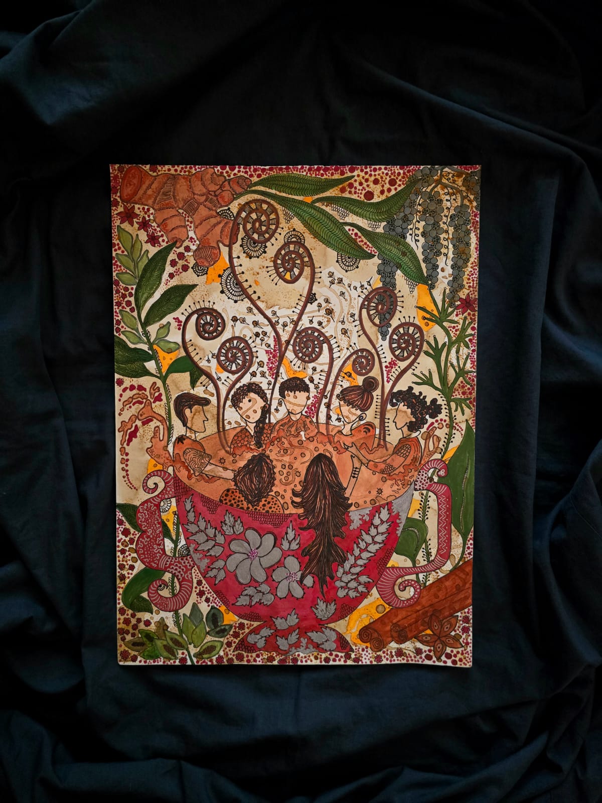 The Caffeine Evenings Original Artwork