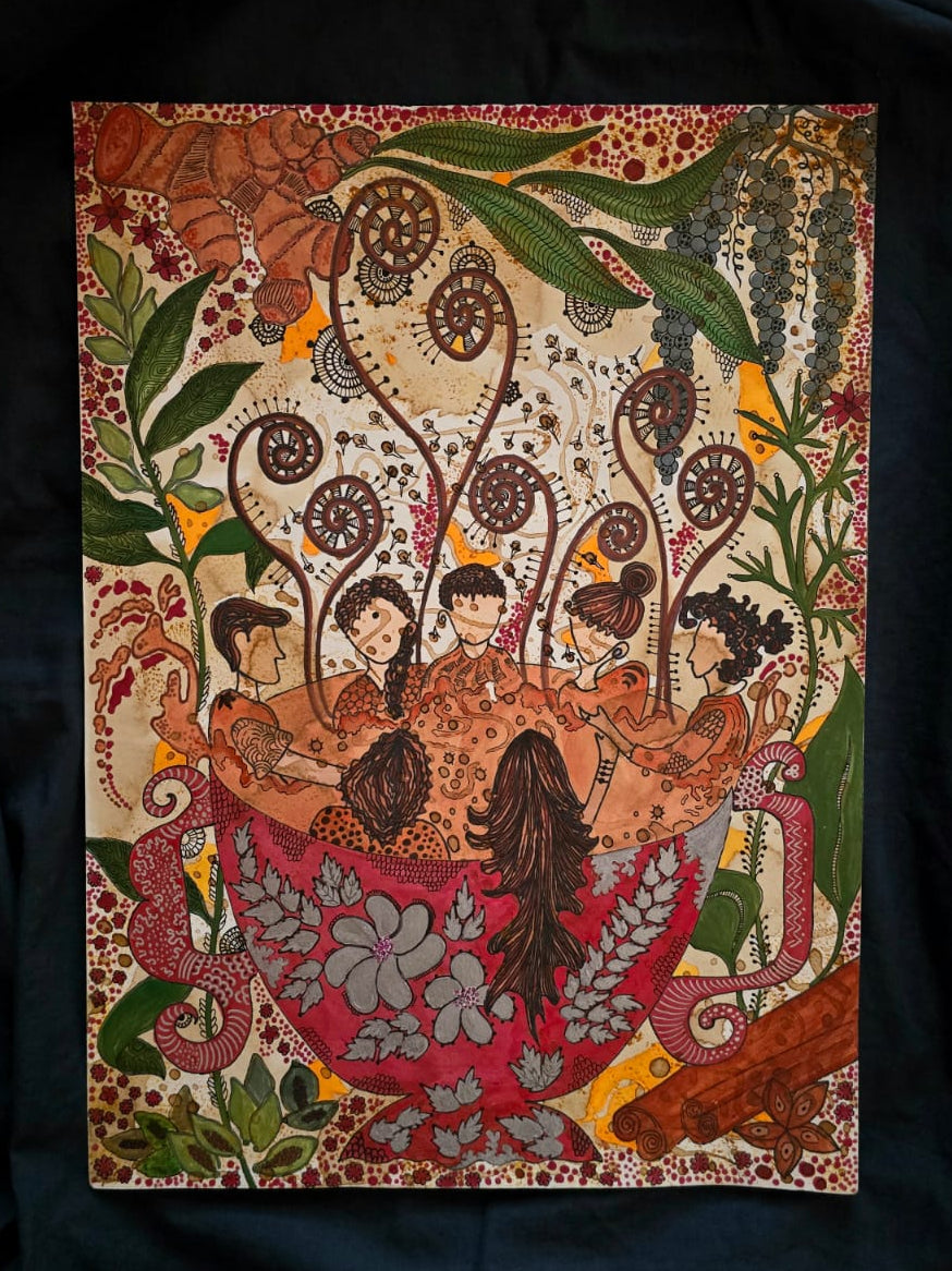 The Caffeine Evenings Original Artwork