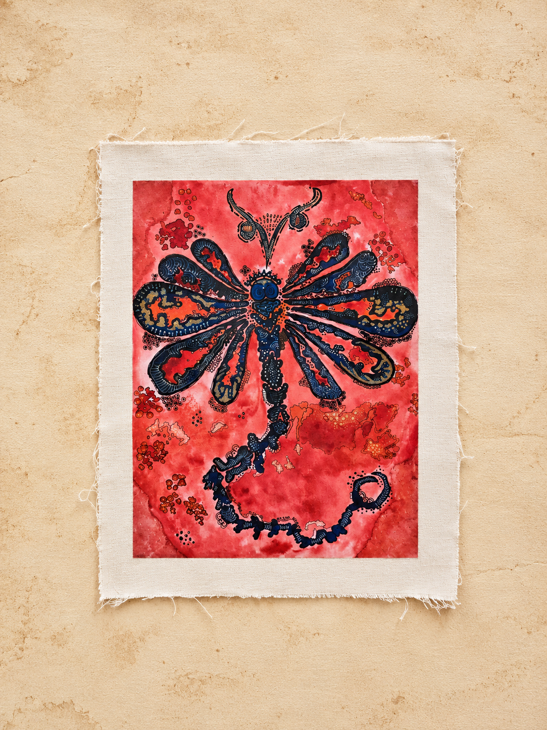 The Dragonfly Handcrafted Canvas