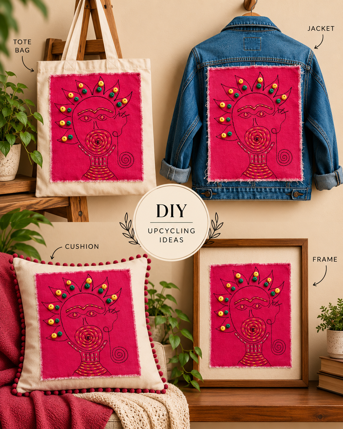 The Charismatic Tribes Handcrafted Canvas