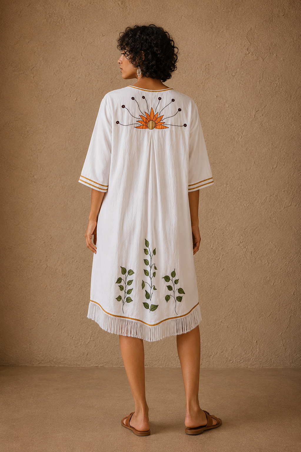 The Flora & Fauna Handcrafted Cotton Dress