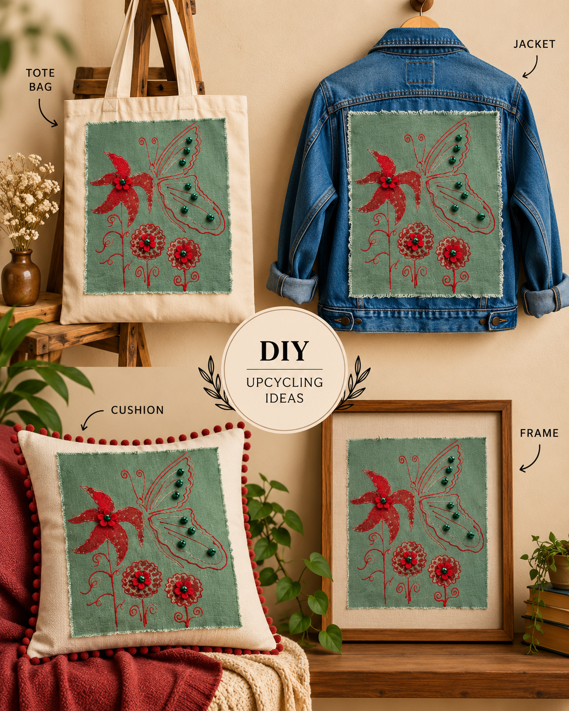 The Flora & Fauna Handcrafted Canvas
