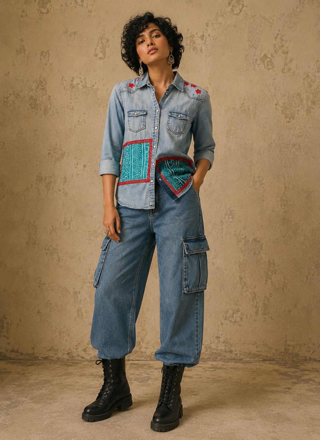 The Khamma Ghani Handcrafted Cotton Shirt