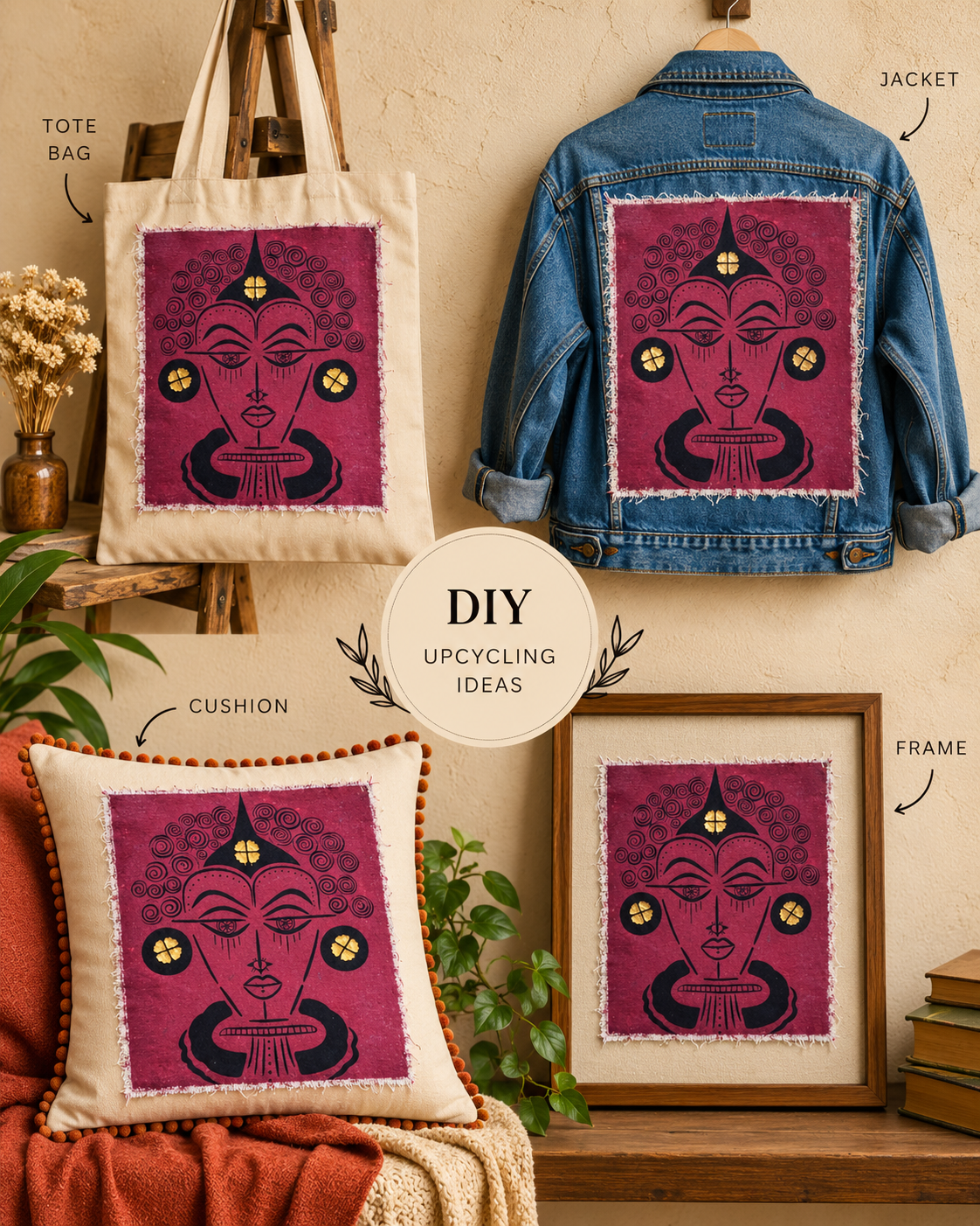 The Charismatic Tribes Handcrafted Canvas