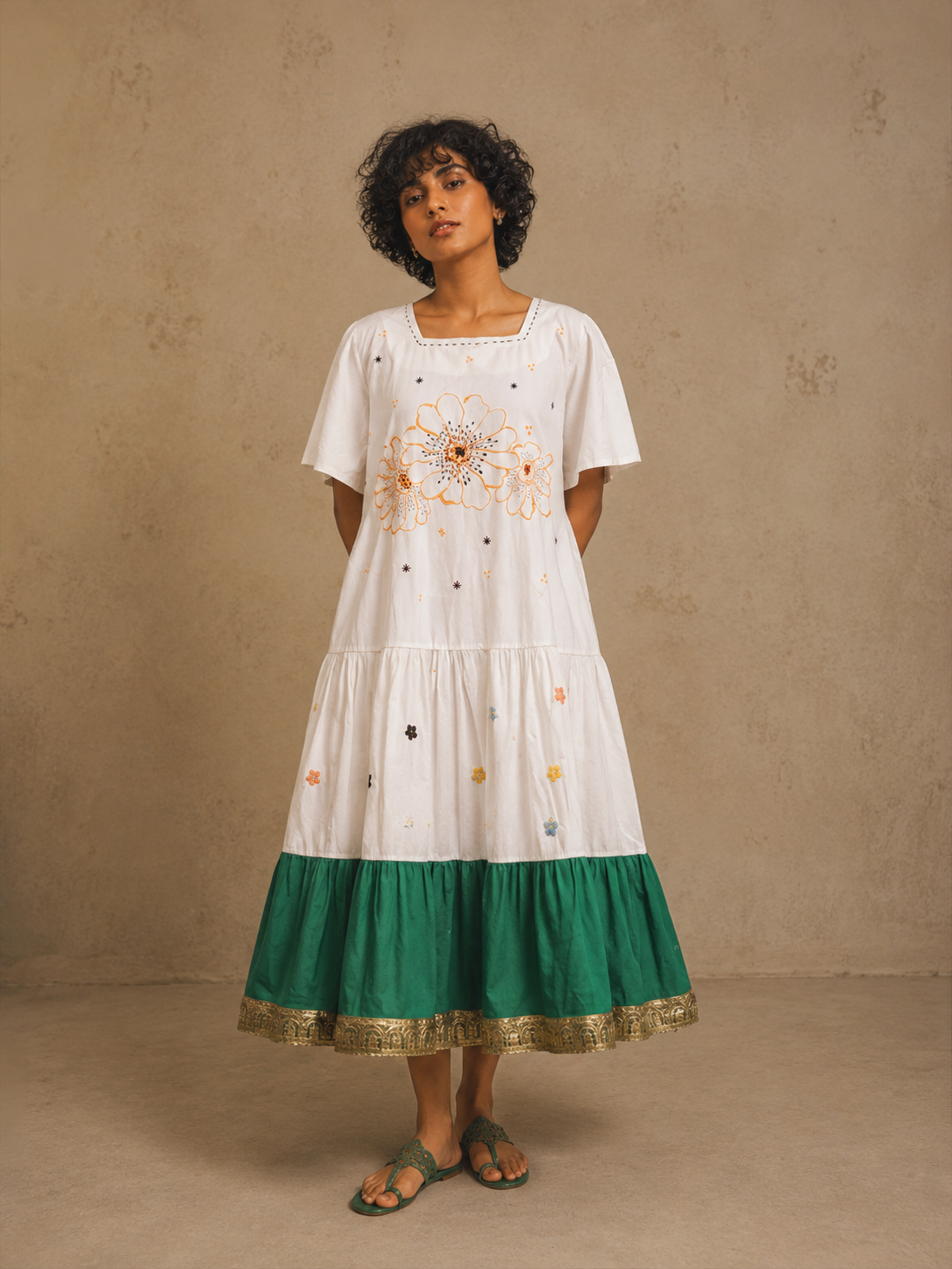 The Flora & Fauna Handcrafted Cotton Dress