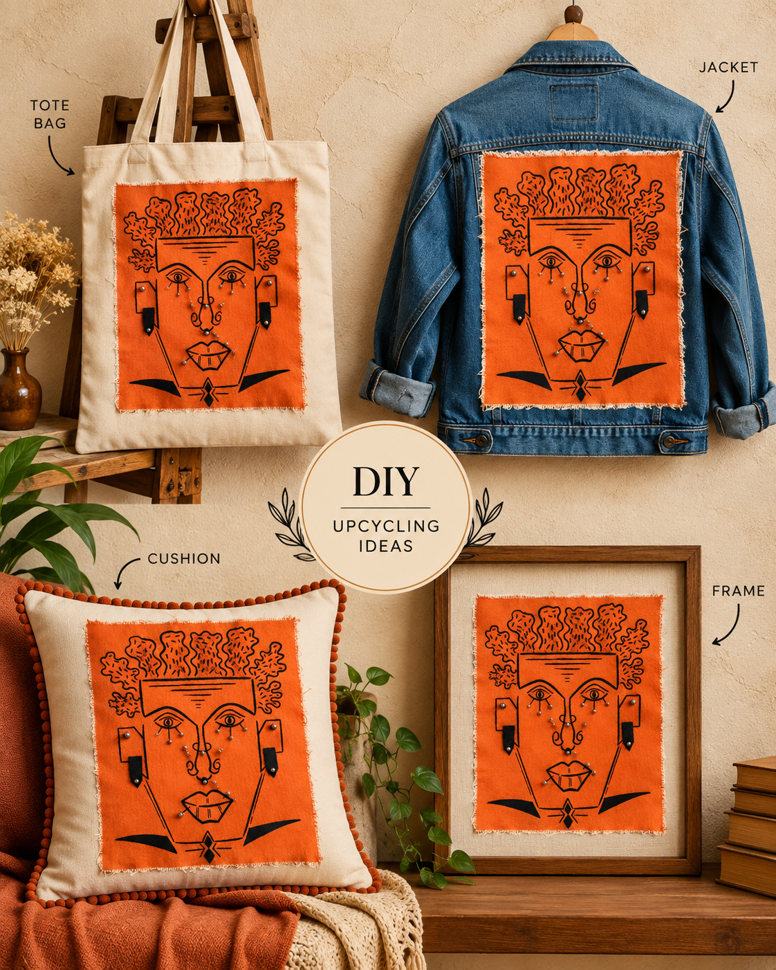 The Charismatic Tribes Handcrafted Canvas