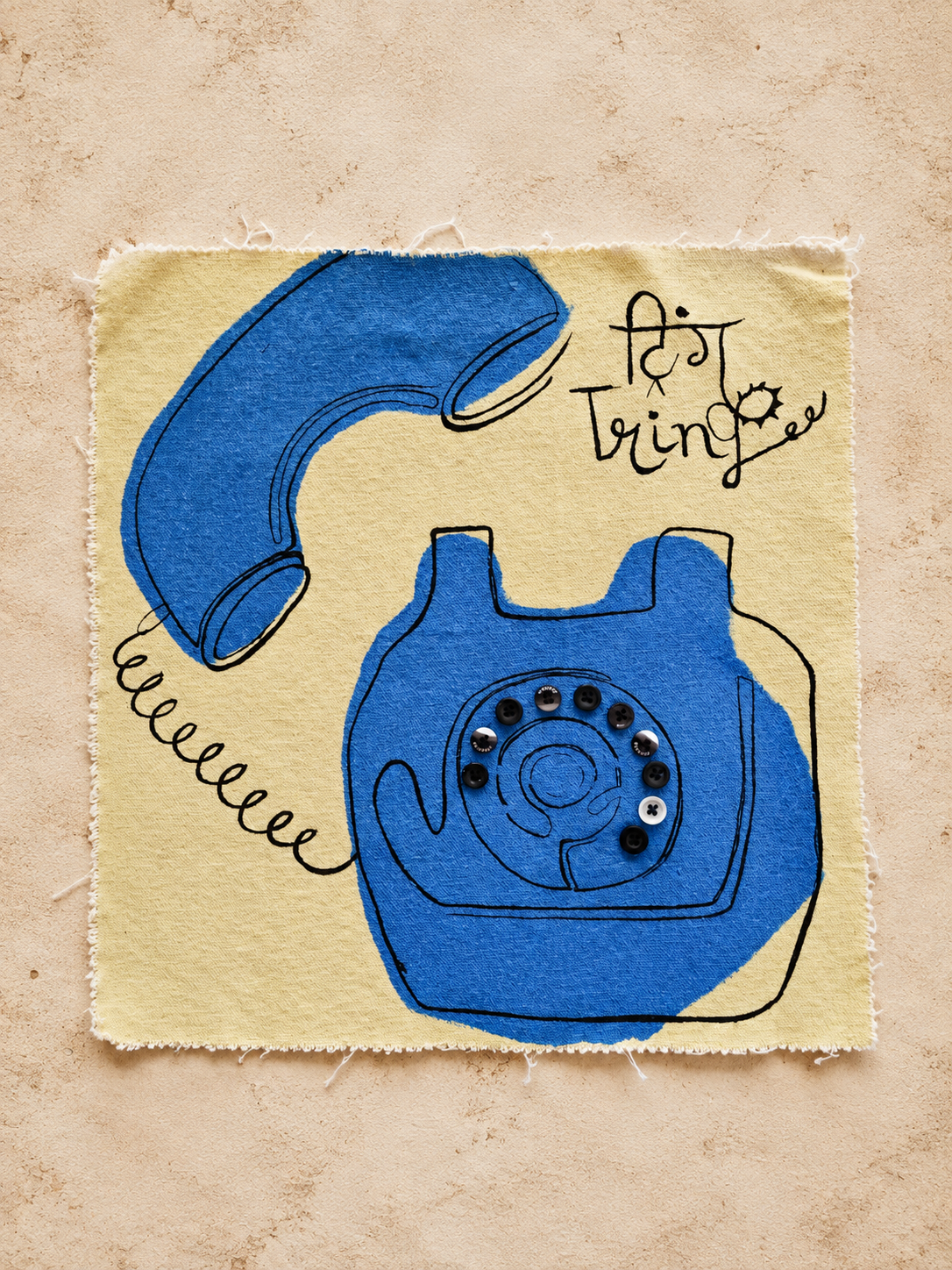 The Retro Doodles Handcrafted Canvas