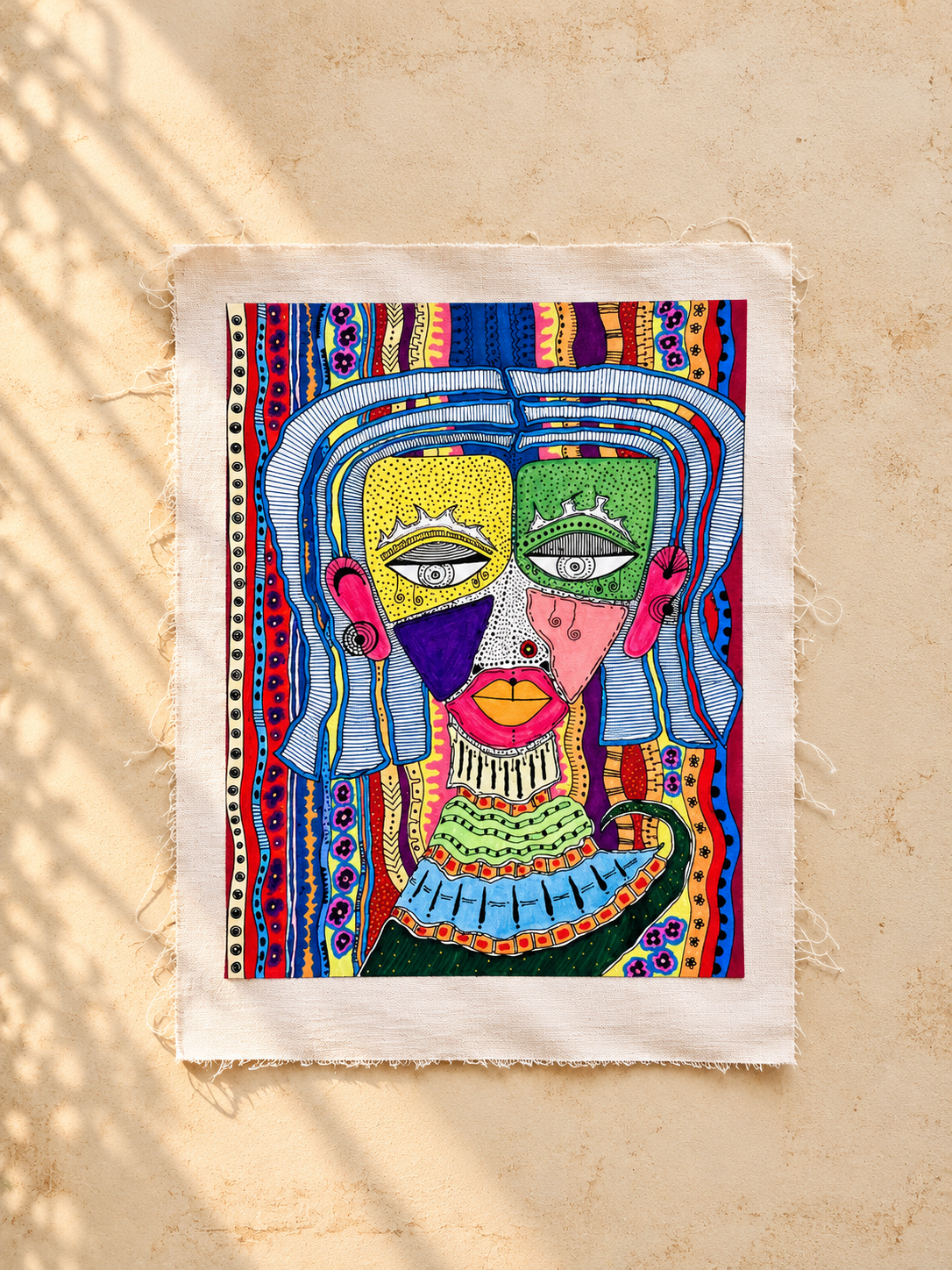 The Charismatic Tribes Handcrafted Canvas