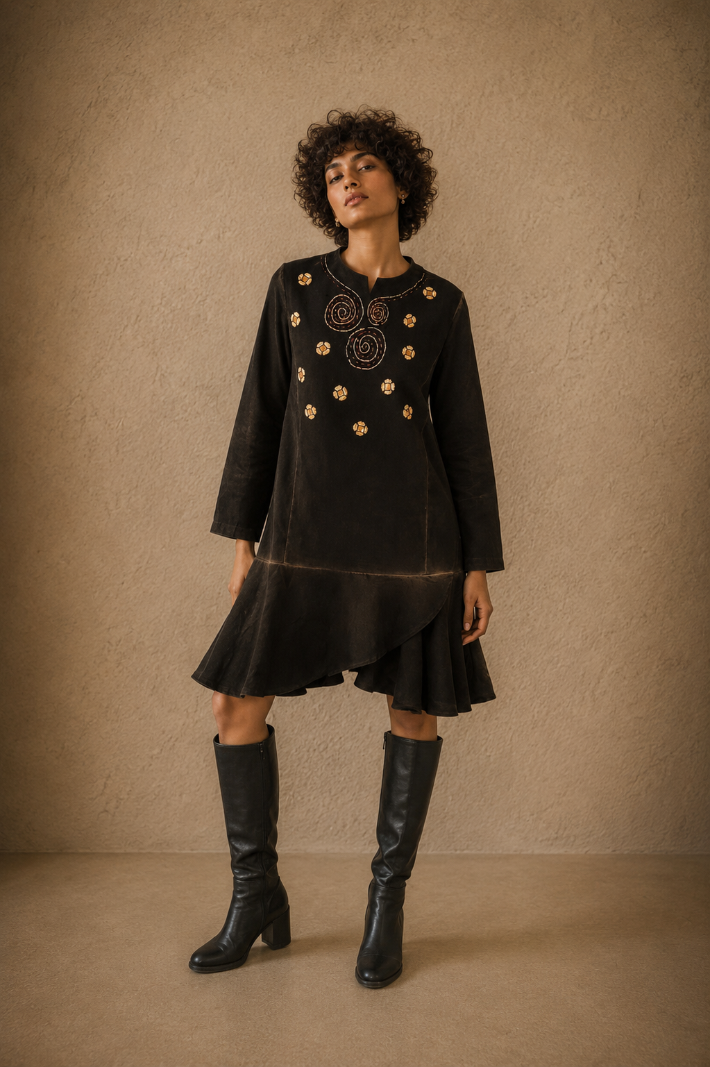 The Dragonfly Handcrafted Polyester Dress