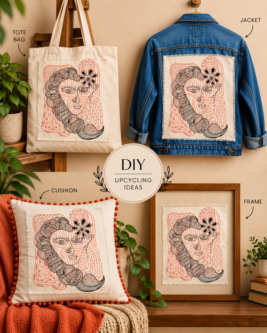 The Exotic Bohos Handcrafted Canvas