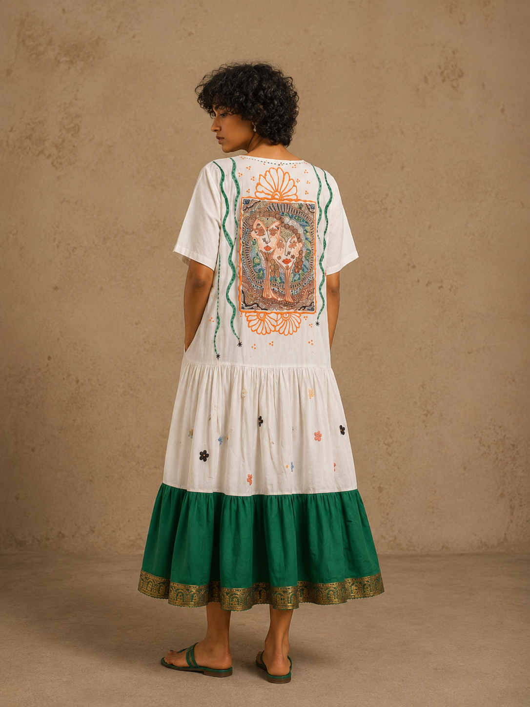 The Flora & Fauna Handcrafted Cotton Dress