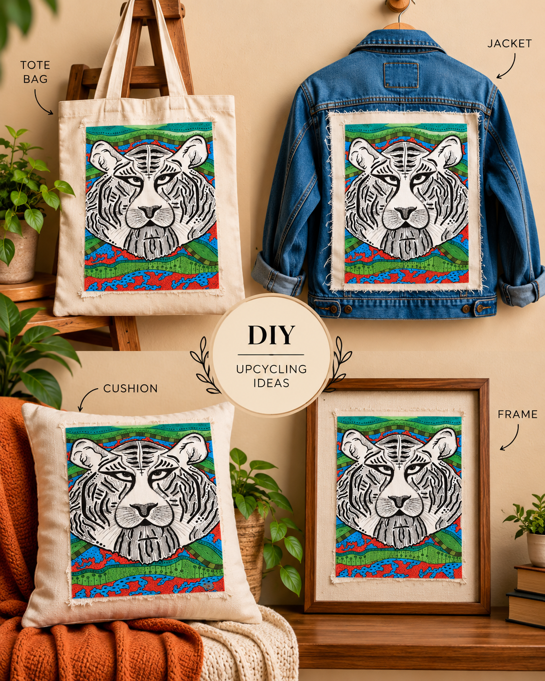 The Flora & Fauna Handcrafted Canvas