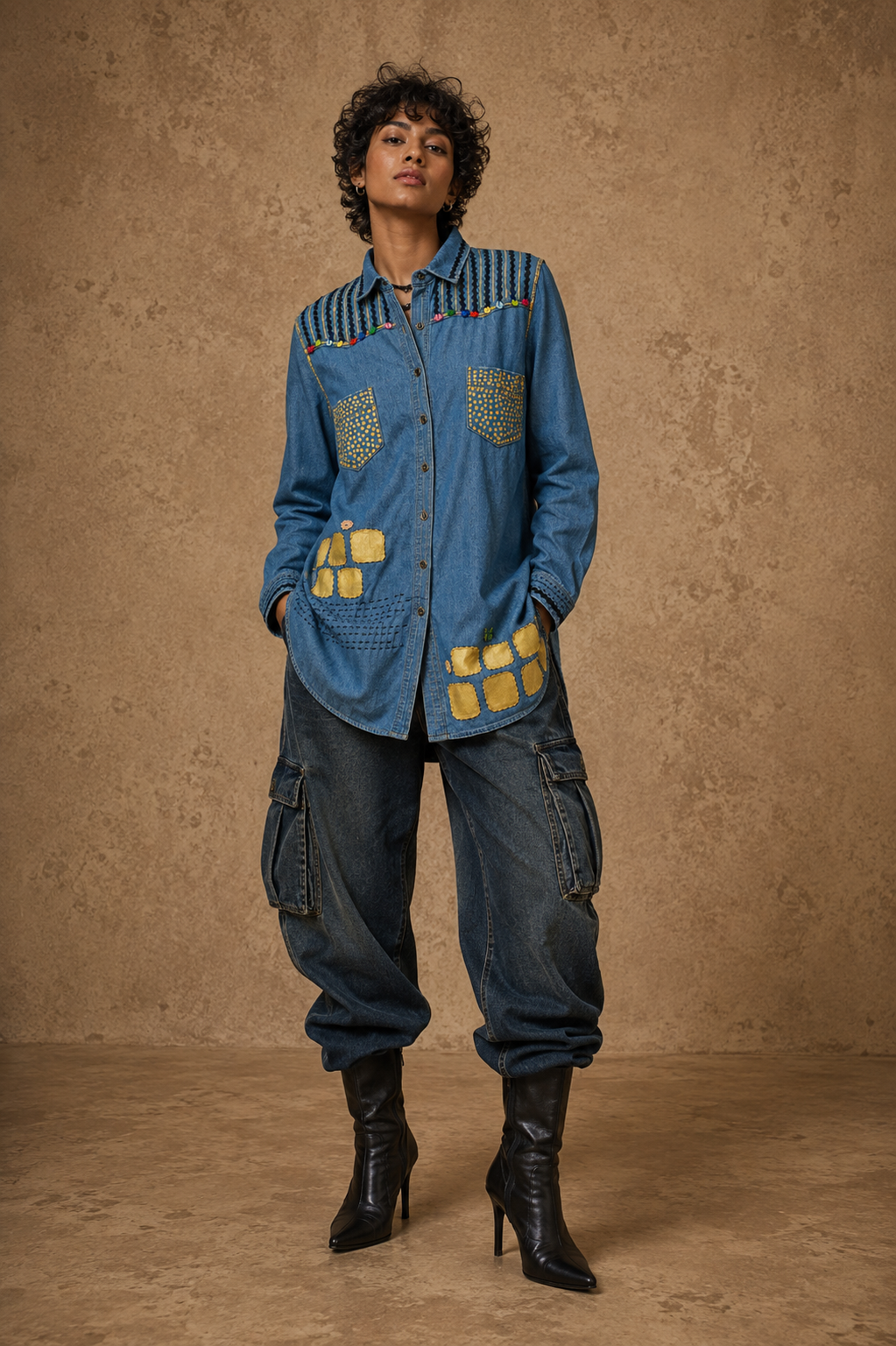 The Wandersoul Handcrafted Denim Shirt