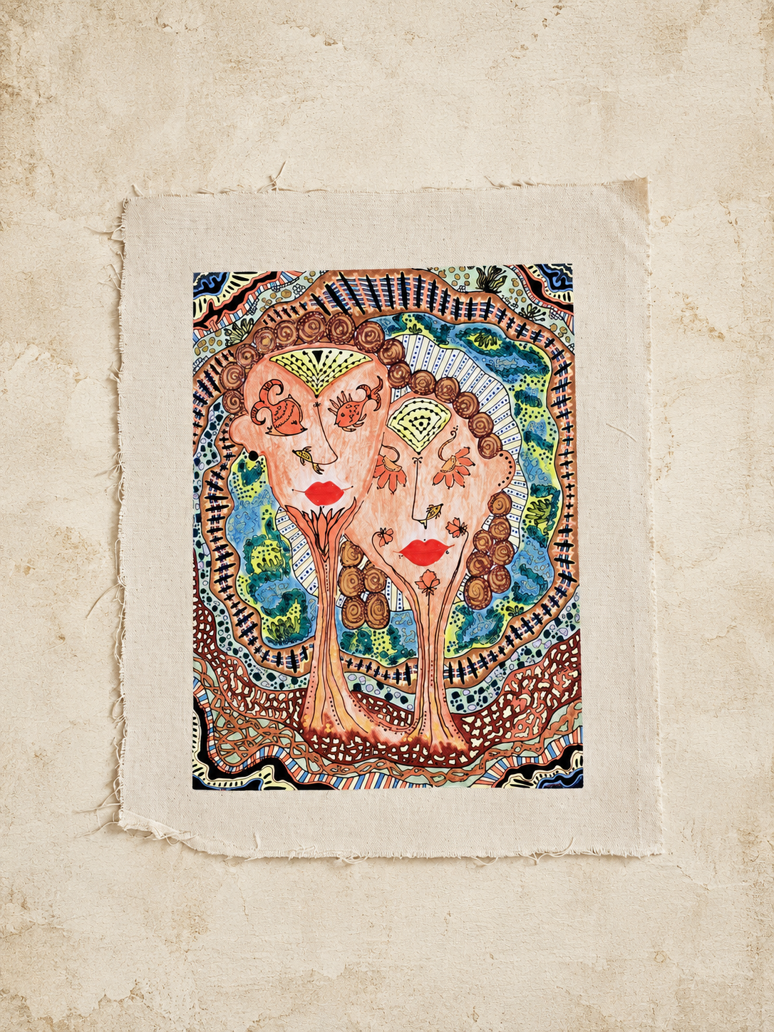 The Flora & Fauna Handcrafted Canvas