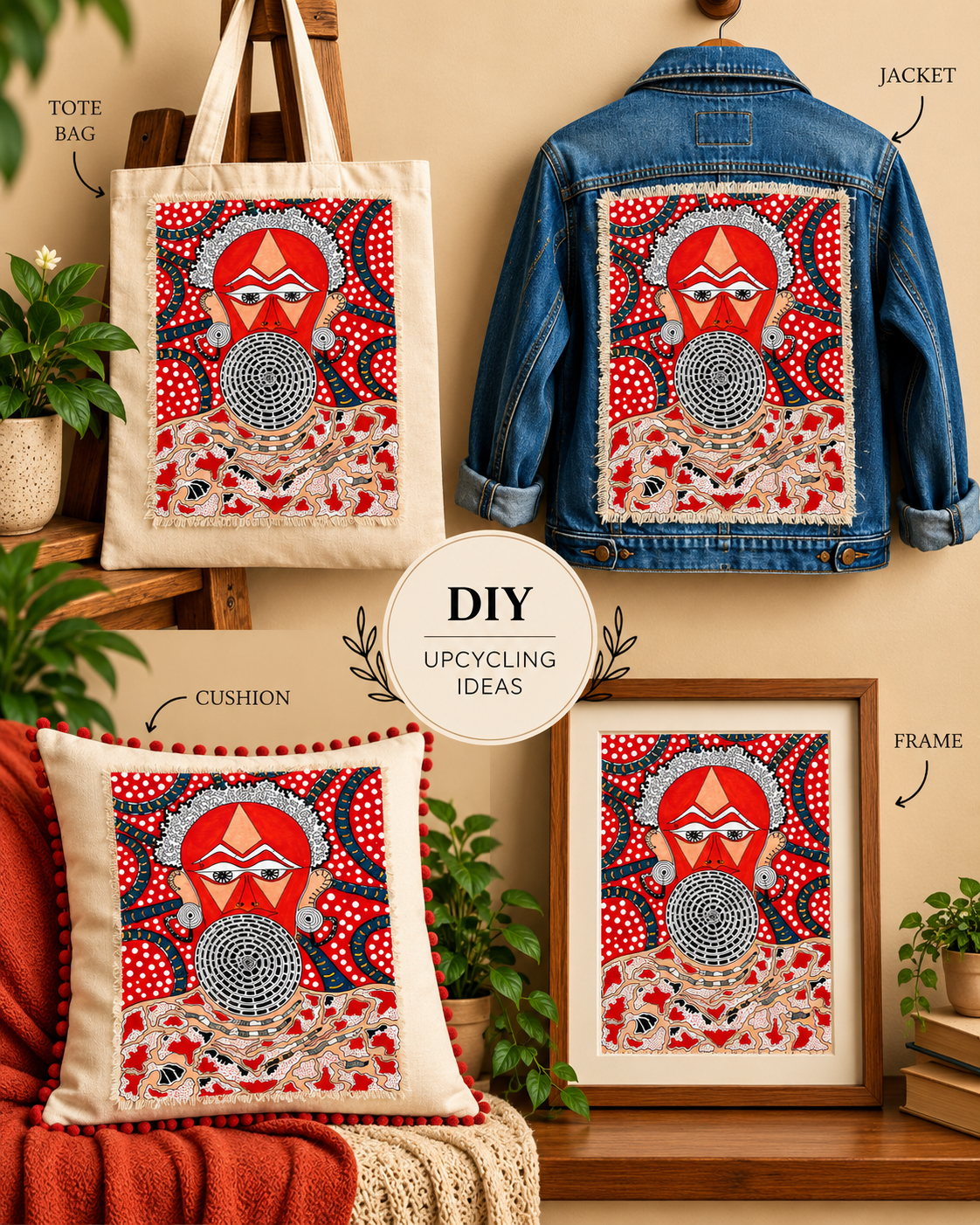 The Charismatic Tribes Handcrafted Canvas