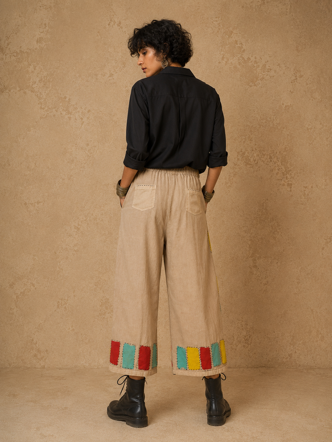 The Retro Doodles Handcrafted Cotton Trouser