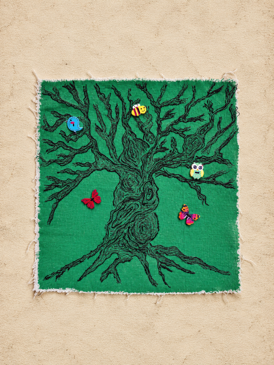 The Flora & Fauna Handcrafted Canvas