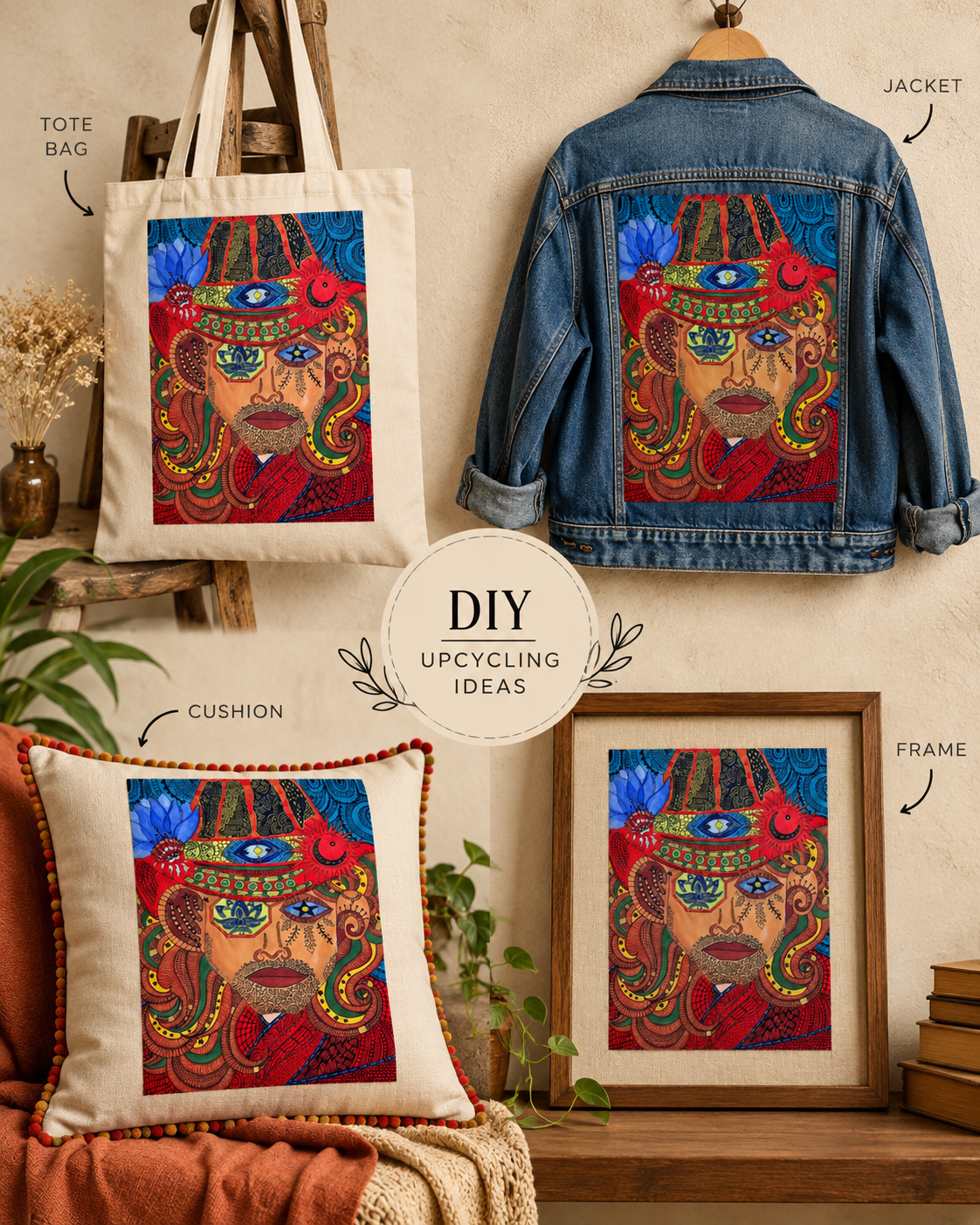 The Exotic Bohos Handcrafted Canvas