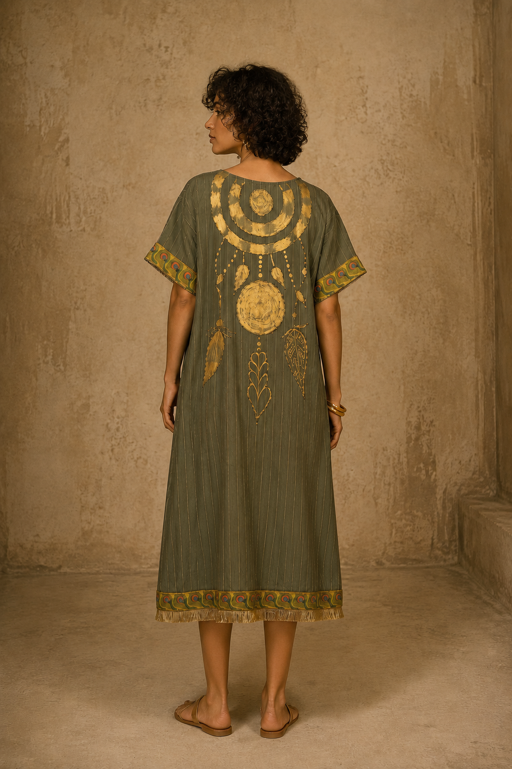 Exotic Bohos Handcrafted Cotton Dress
