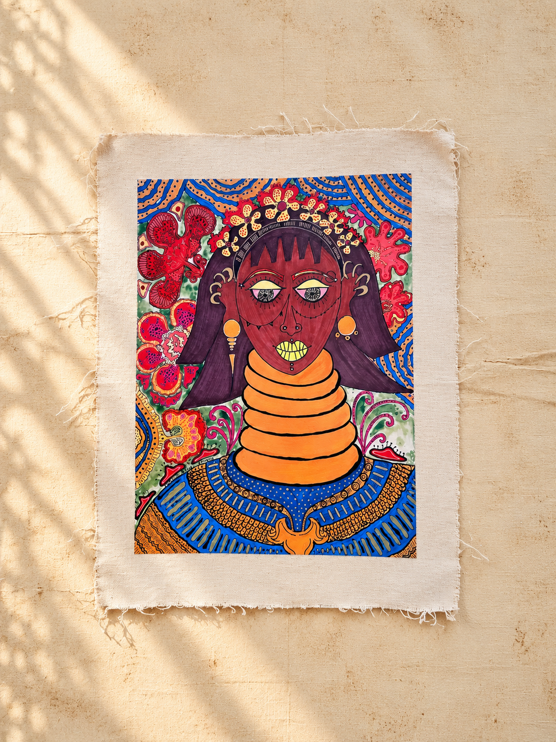The Charismatic Tribes Handcrafted Canvas