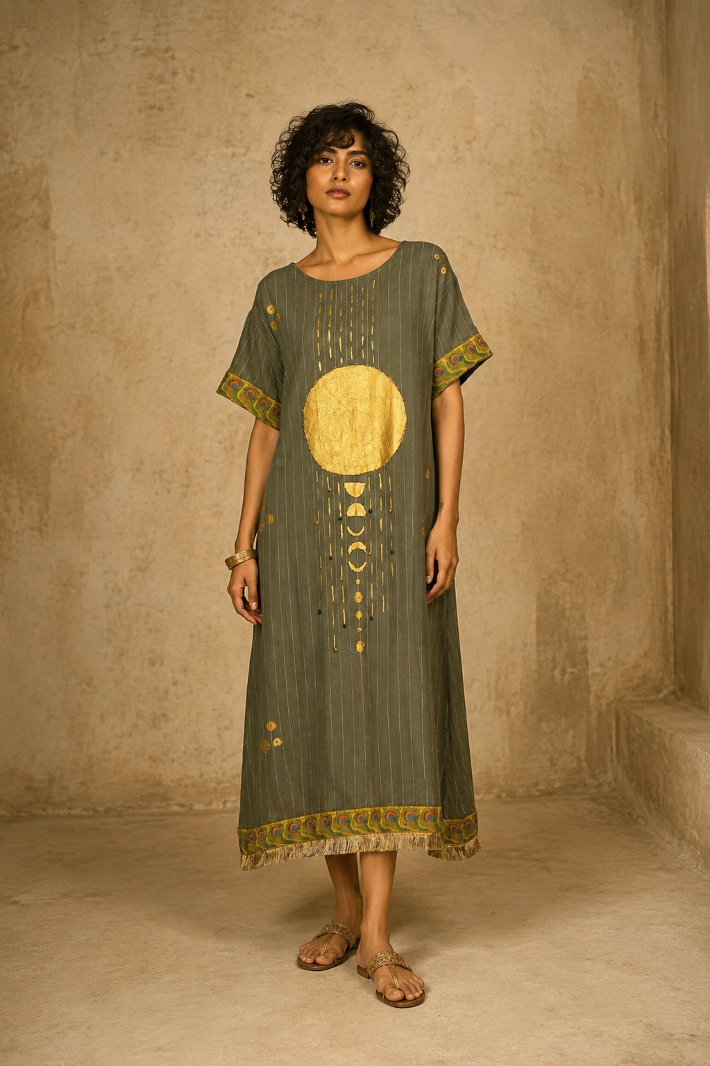 Exotic Bohos Handcrafted Cotton Dress