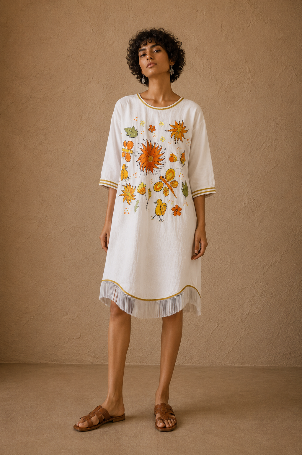 The Flora & Fauna Handcrafted Cotton Dress