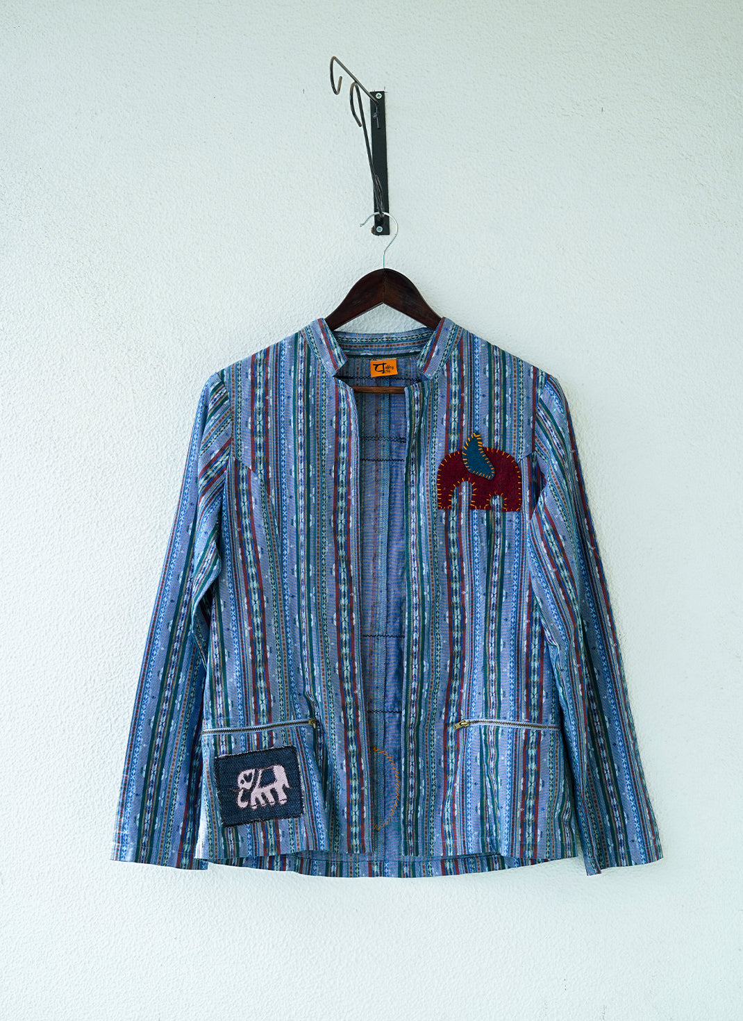 The Khamma Gaj Open Jacket – Handcrafted Cotton Open Jacket