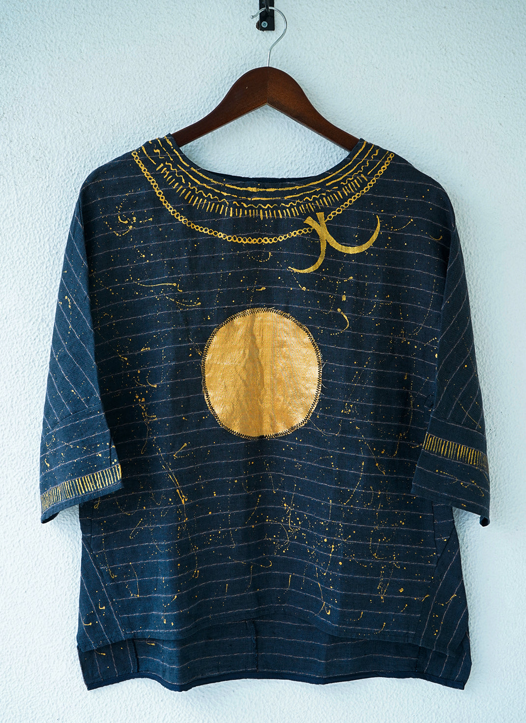 Boho Spirit Top – Printed Linen Top