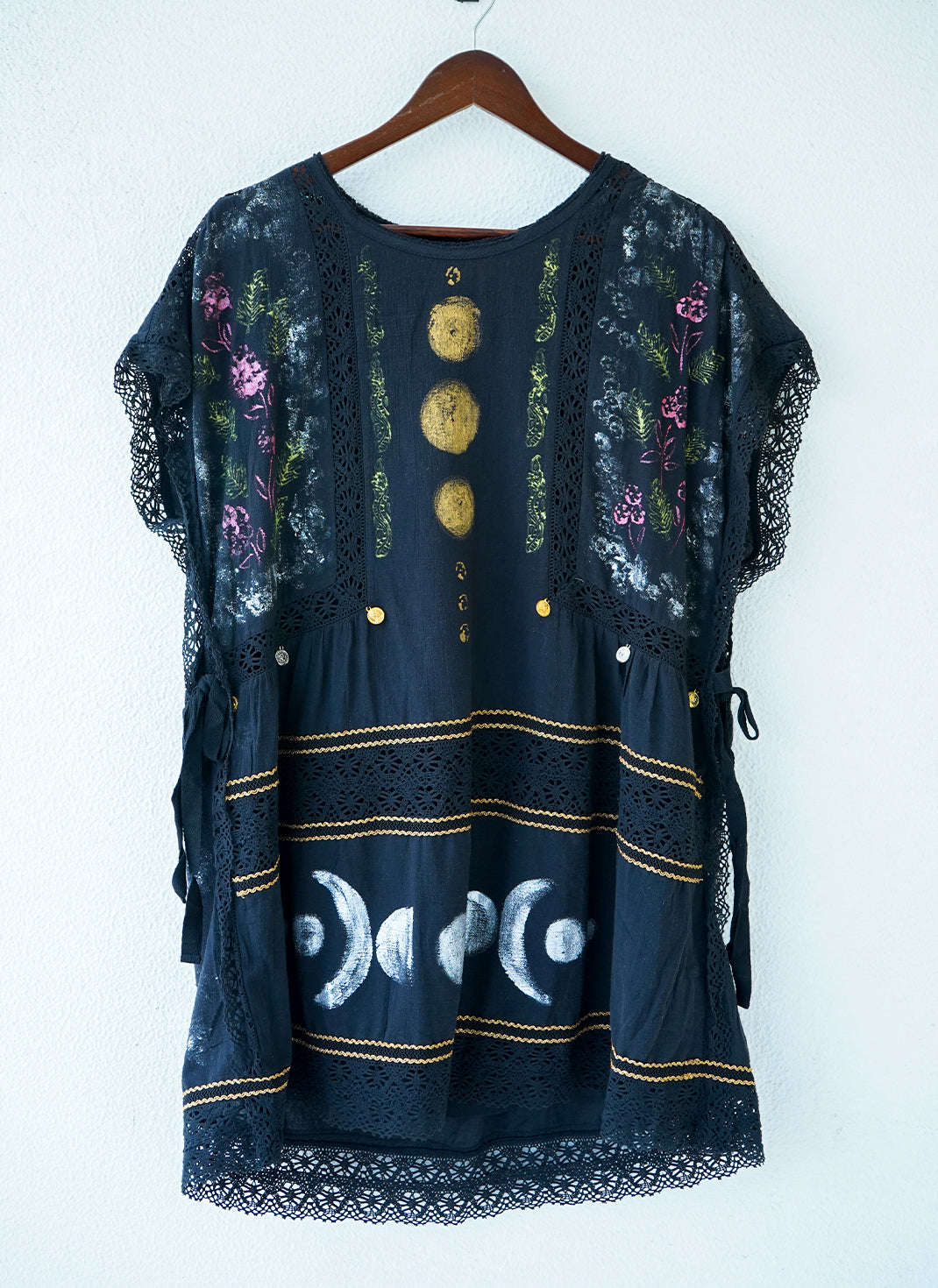 Boho Spirit Short Dress – Handcrafted Cotton Dress