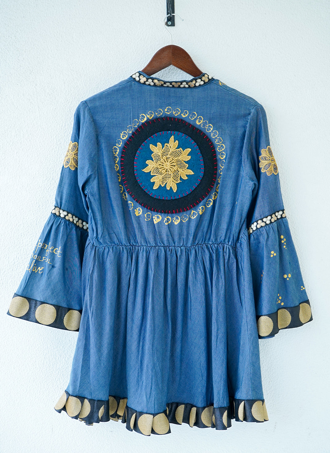 Boho Chakra Kurti Top – Handcrafted Cotton Kurti Top