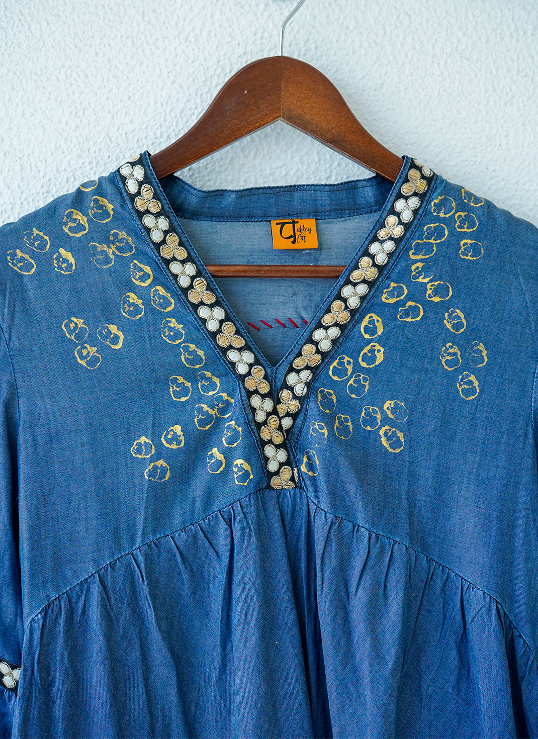 Boho Chakra Kurti Top – Handcrafted Cotton Kurti Top