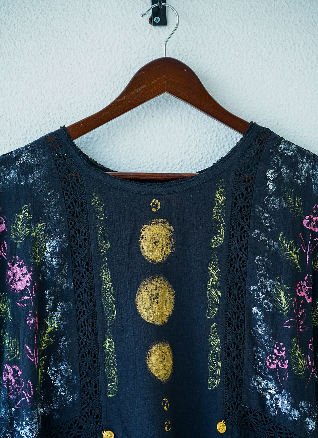 Boho Spirit Short Dress – Handcrafted Cotton Dress