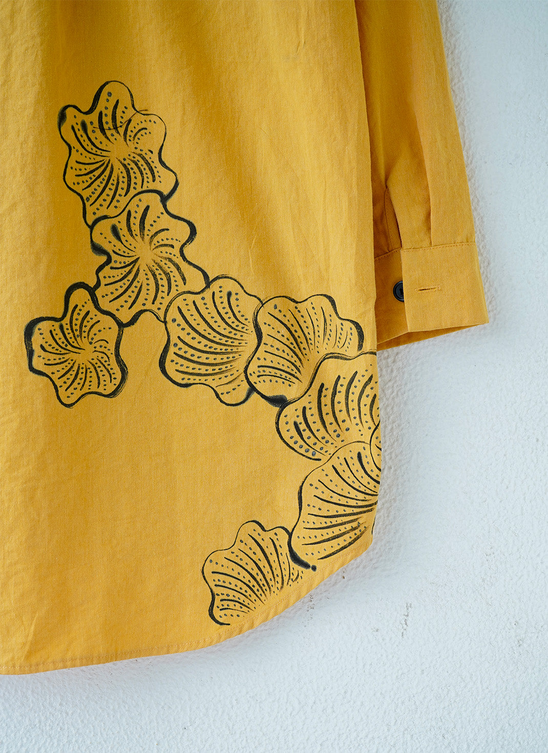 The Bloom Lotus Shirt Dress – Handcrafted Cotton Blend Shirt Dress