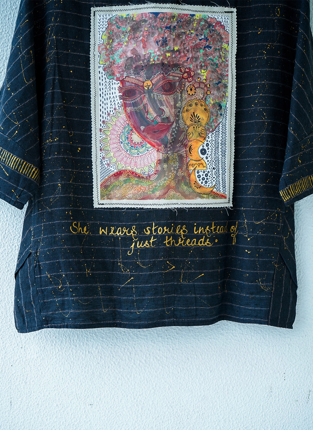 Boho Spirit Top – Printed Linen Top