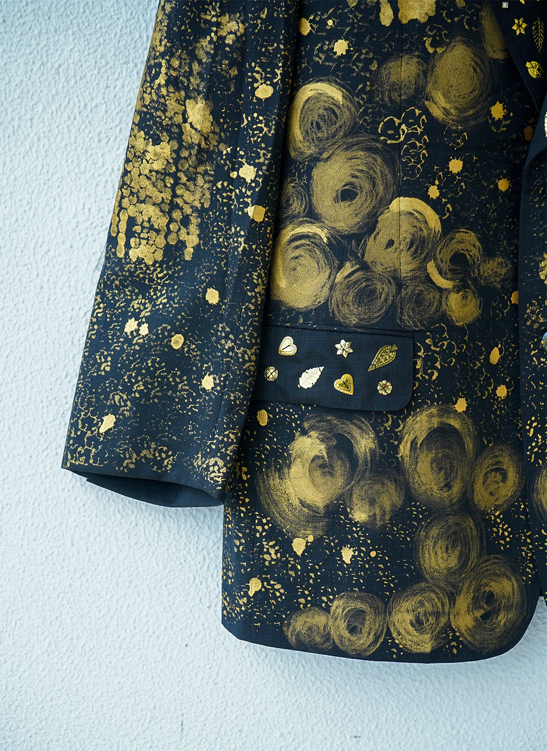 The Cosmos Blazer – Handcrafted Mixed Fabric Blazer