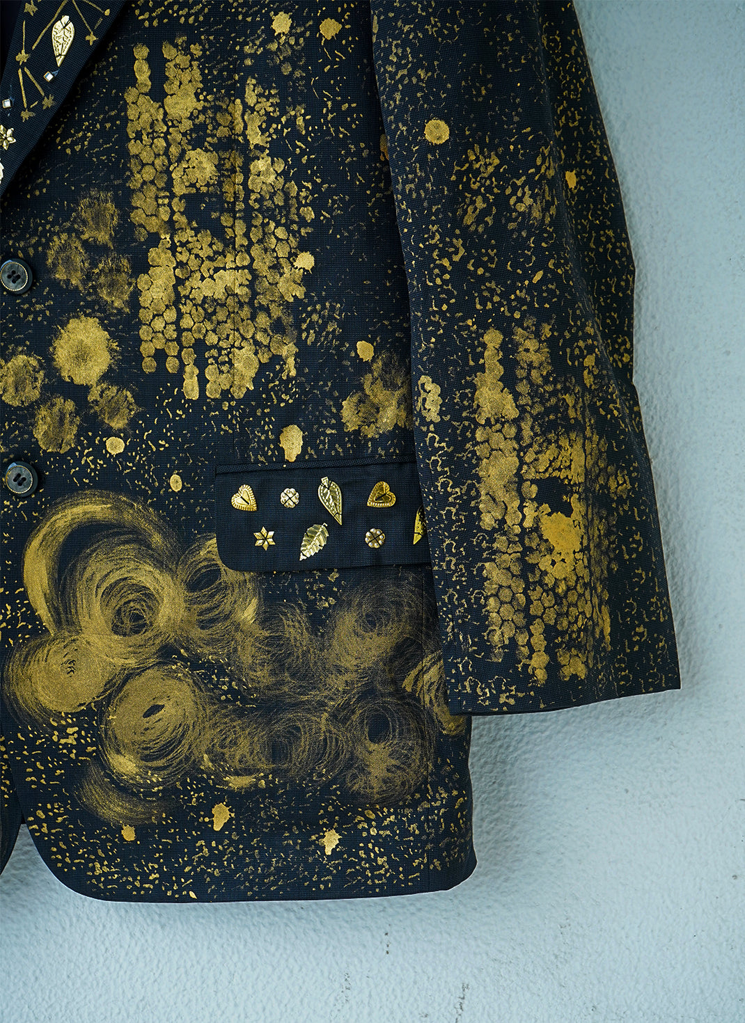 The Cosmos Blazer – Handcrafted Mixed Fabric Blazer