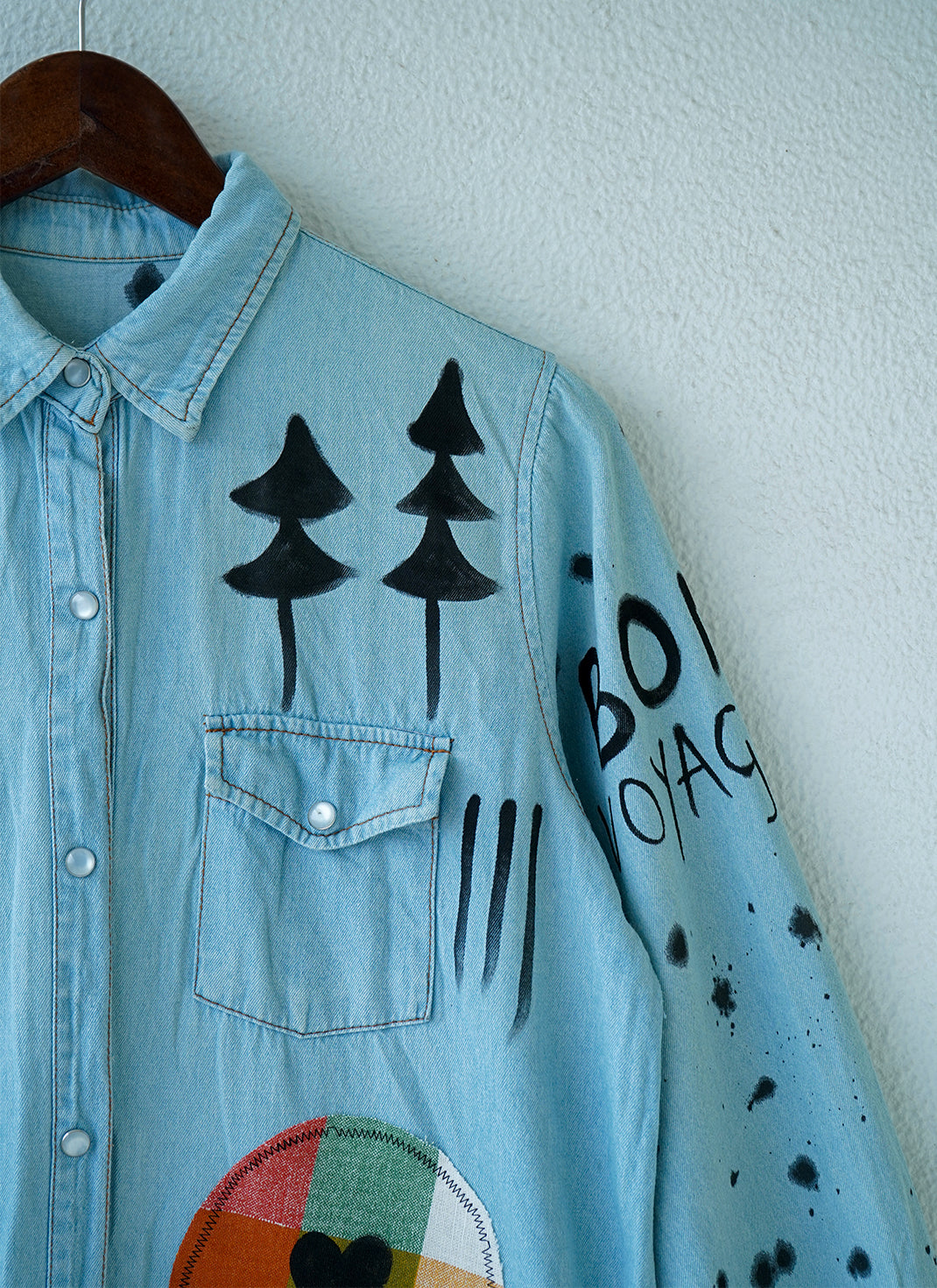 The Rahi Dress – Handcrafted Cotton Denim Dress